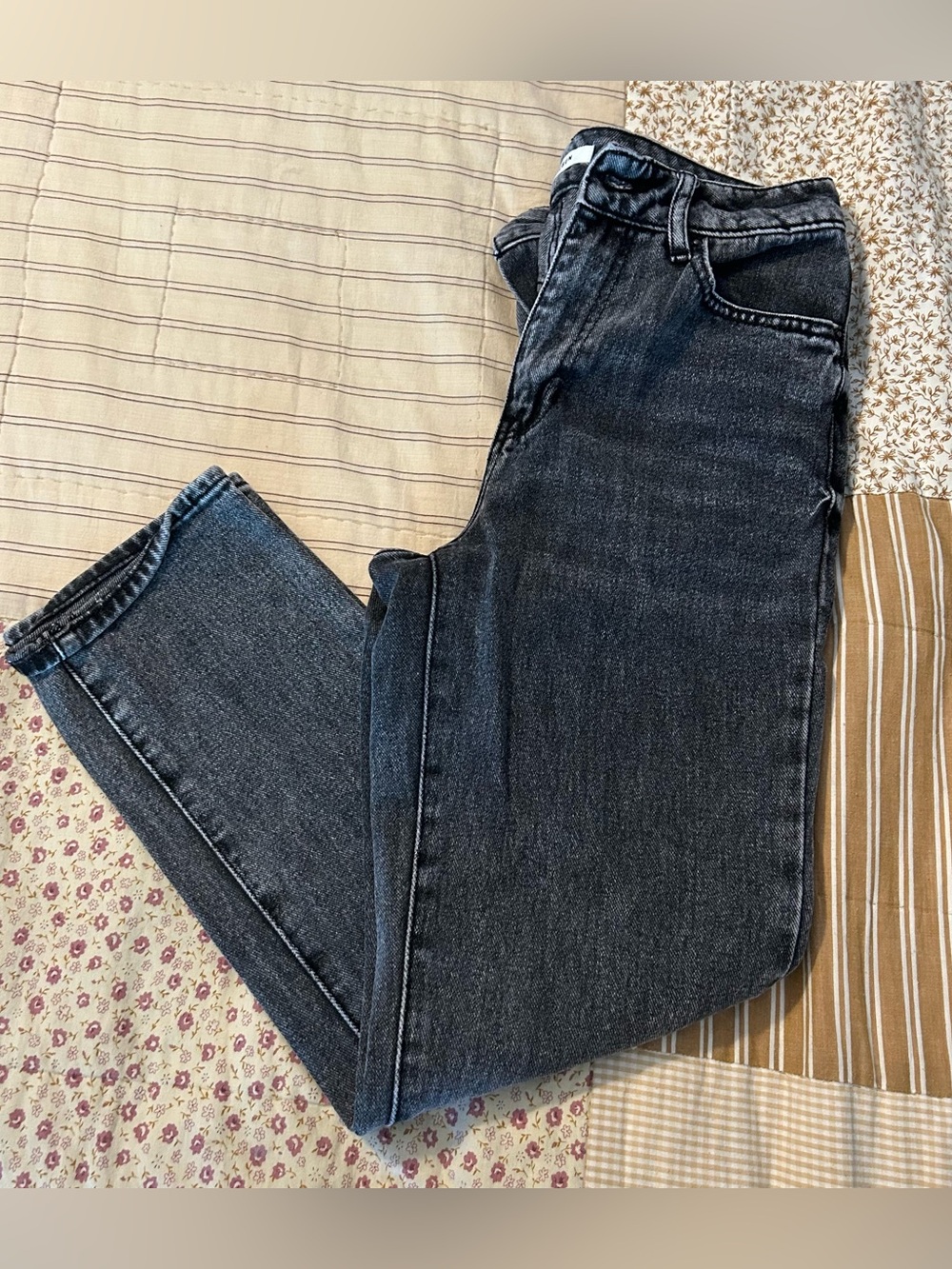 Black pacsun mom straight leg jeans size 24